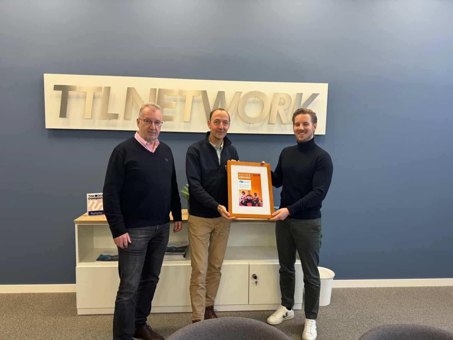 TTL Network receives a partner certificate from Bethel — Photo: TTL Network GmbH