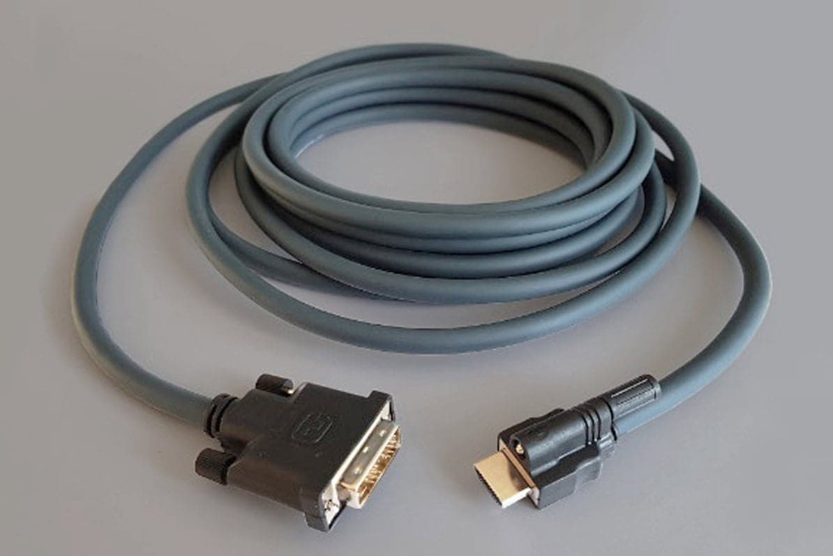 TTL Premium UltraFlex HDMI-to-DVI cable, coiled