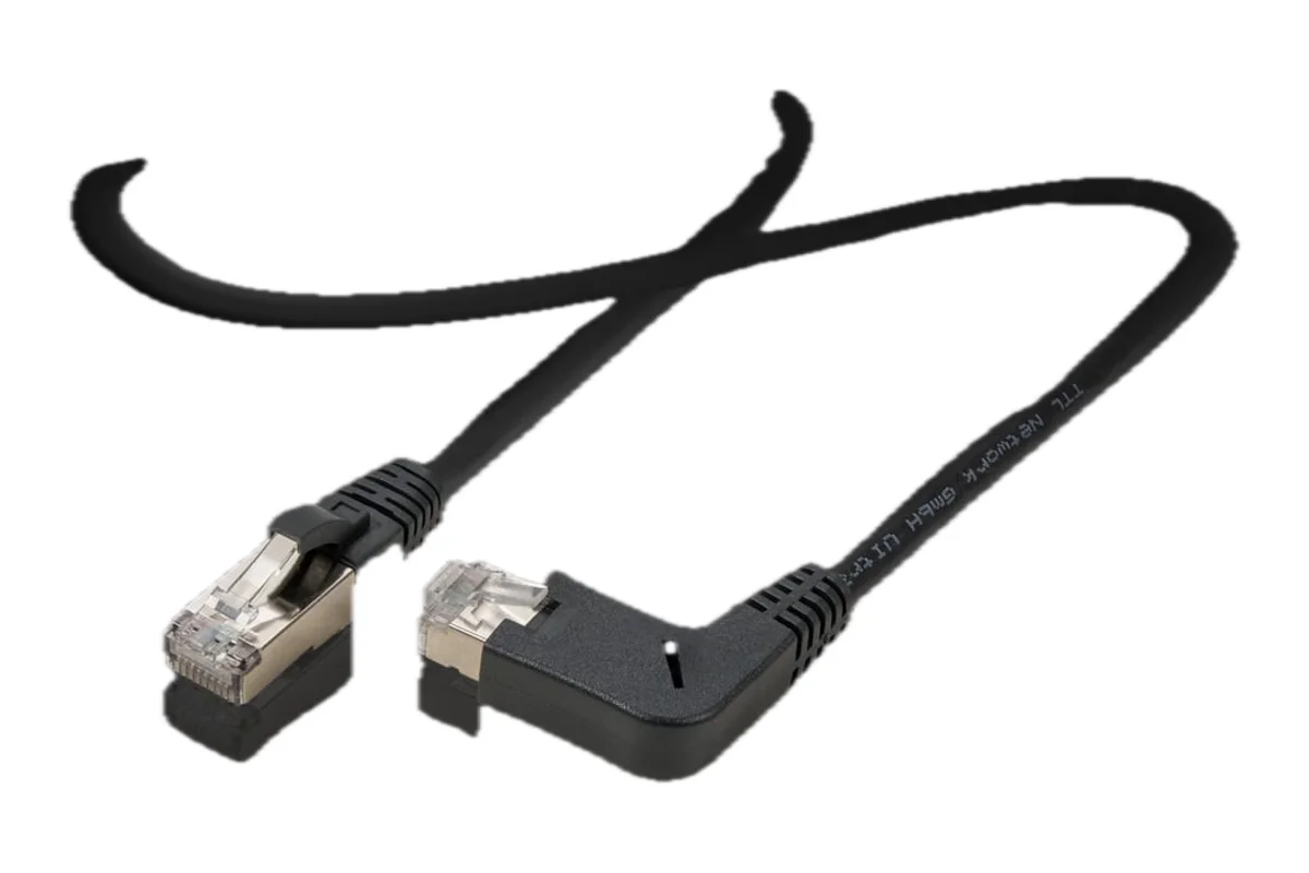 TTL Lan® UltraFlex™ patch cable with angled connector for HOLOPLOT
